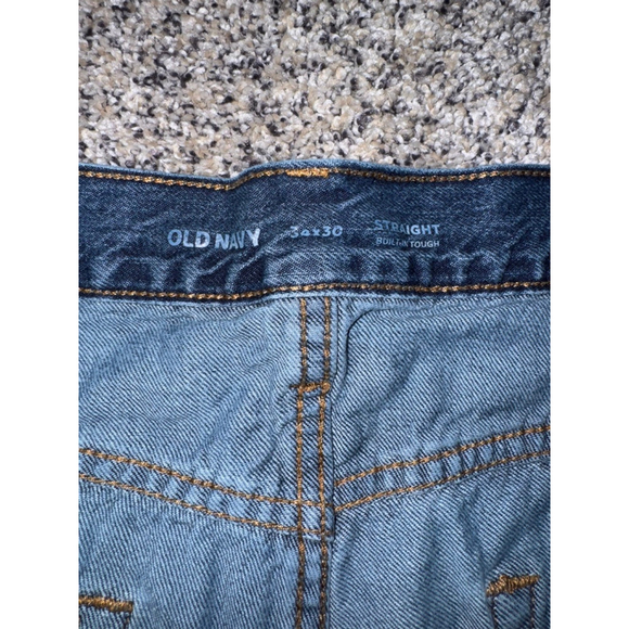 Men's Old Navy Straight Fit Jeans Blue Size 34x30​ - Picture 3 of 8